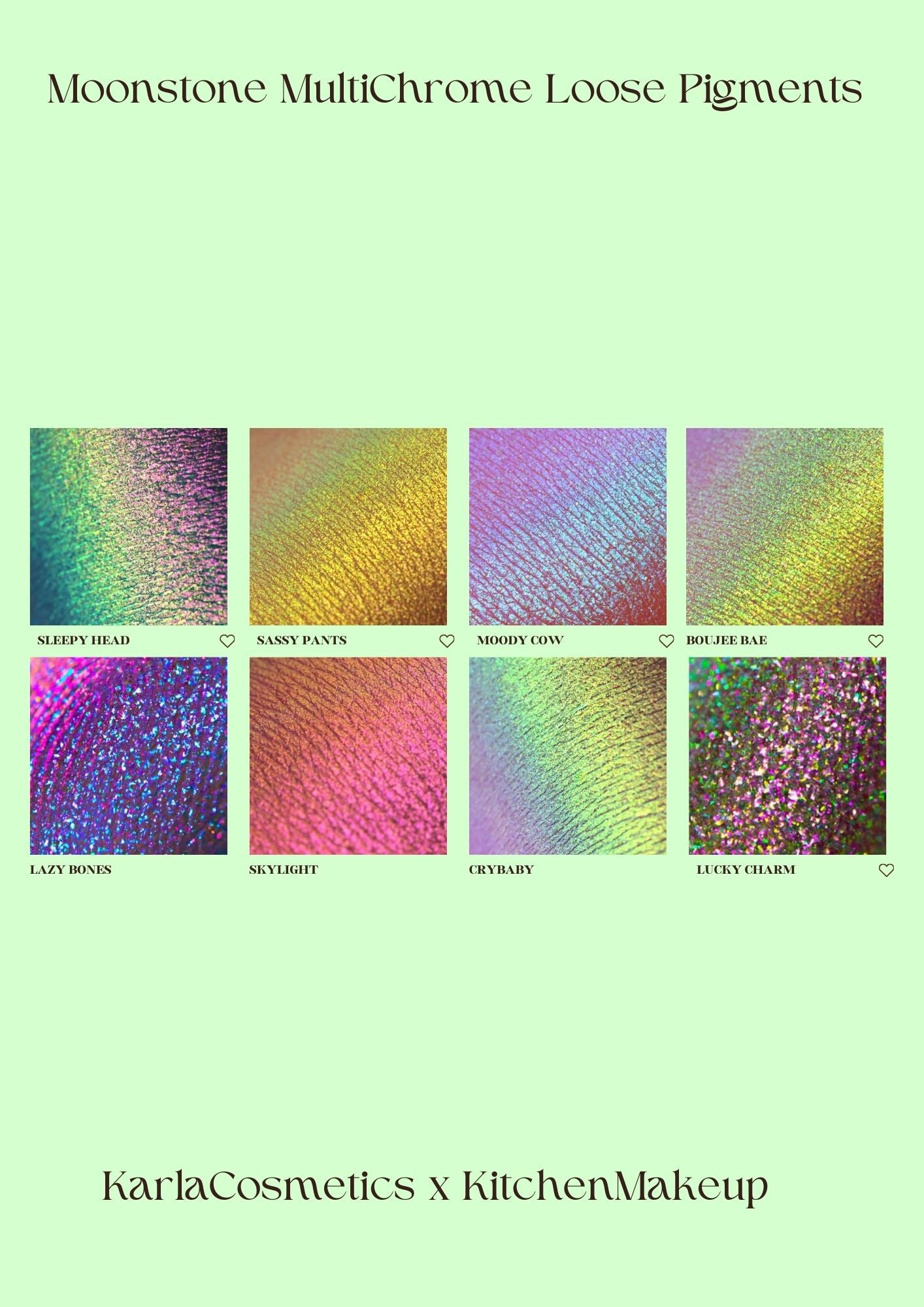 Opal Moonstone Loose Eyeshadows