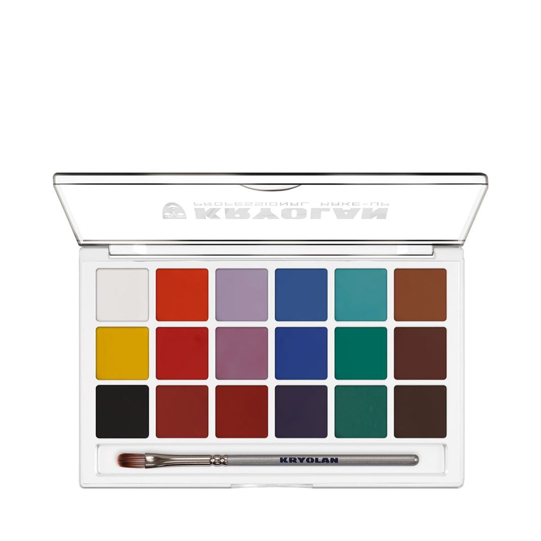 Aquacolor Palette 18 Cores - Basic