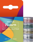 Pintura Natural Glitter Stacker 4 Colors