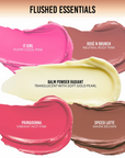 Yummy Skin Flushed Essentials da Danessa Myricks, blush e lábios