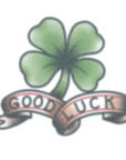 Good Luck Shamrock Tattoo