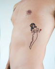 Lollipop Pin-Up Girl Tattoo