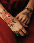 Peonies Color (Small) Tattoo