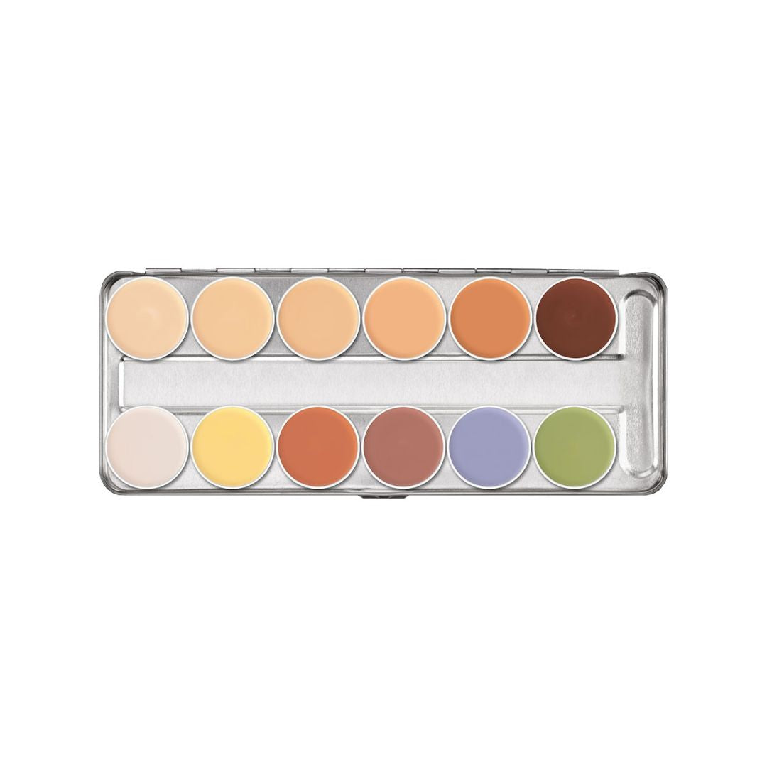 Stn Color Dermacolor Camouflage Cream Palette 12 Colors – Kitchen Makeup