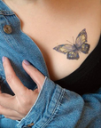 Two Colour Butterflies Tattoo