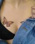 Two Colour Butterflies Tattoo