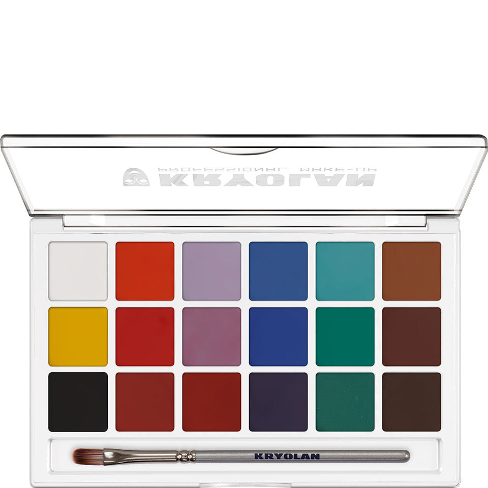 Aquacolor Palette 18 cores - Basic
