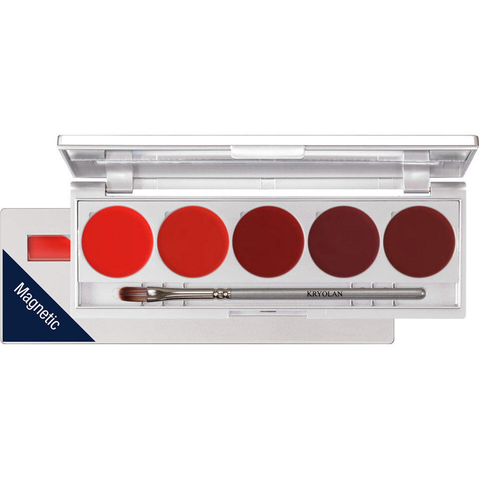 Lip rouge set 5 colors magnetic - Kryolan