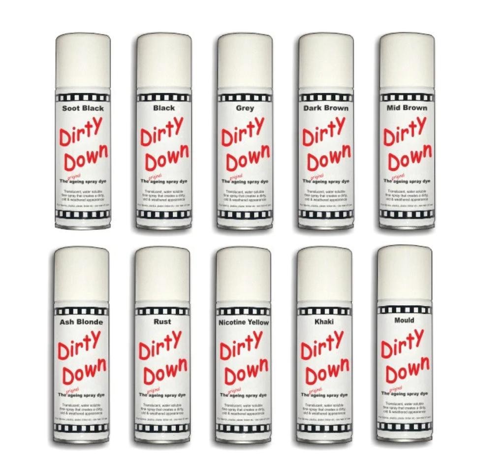 Dirty Down - Dulling/anti-flare Spray