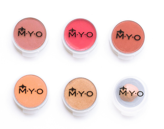Cápsulas de maquillaje MYO: pequeñas transparentes, juegos de 6
